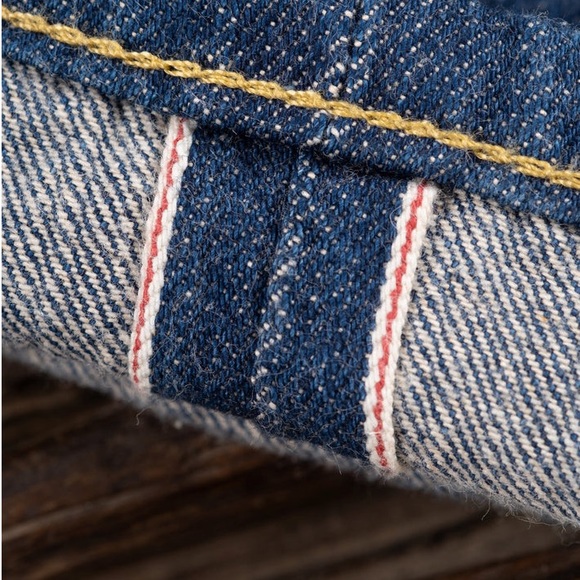 NAKED & FAMOUS Straight Leg Overall - New Frontier Selvedge Denim - Indigo - Picture 8 of 9